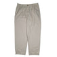 Mens Cream Tommy Hilfiger Vintage 90s Double Pleated Chino Trousers