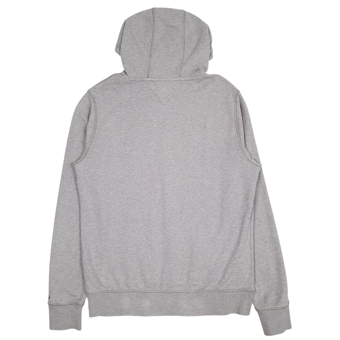 Mens Grey Tommy Hilfiger Spellout Hoodie Jumper