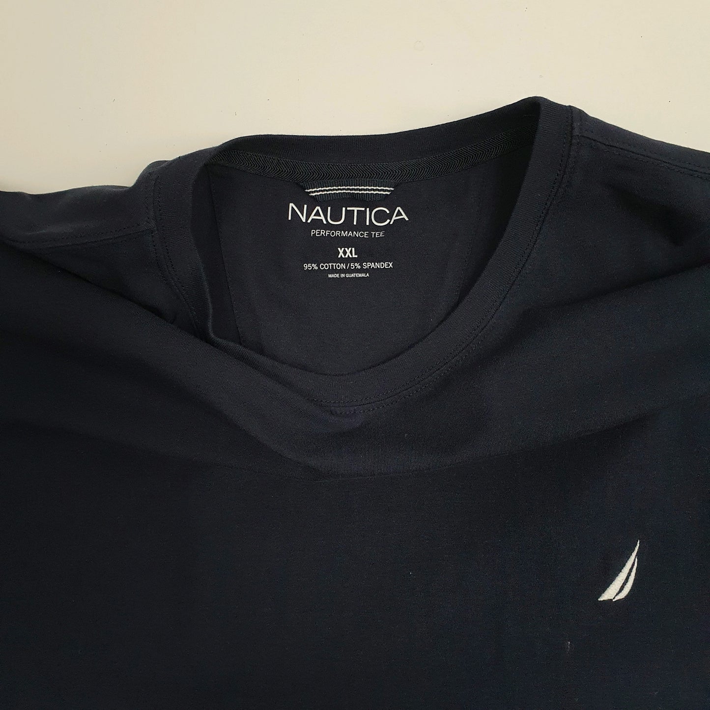 Mens Navy Nautica Performance  T Shirt
