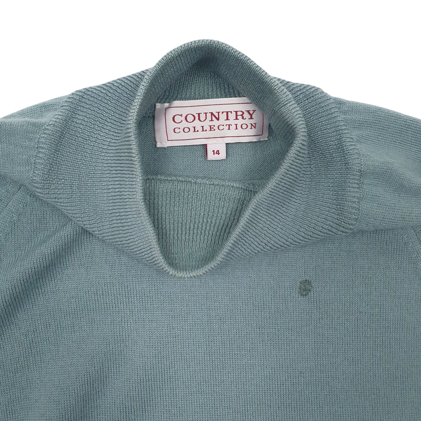 Womens Blue Country Collection  Crewneck Jumper