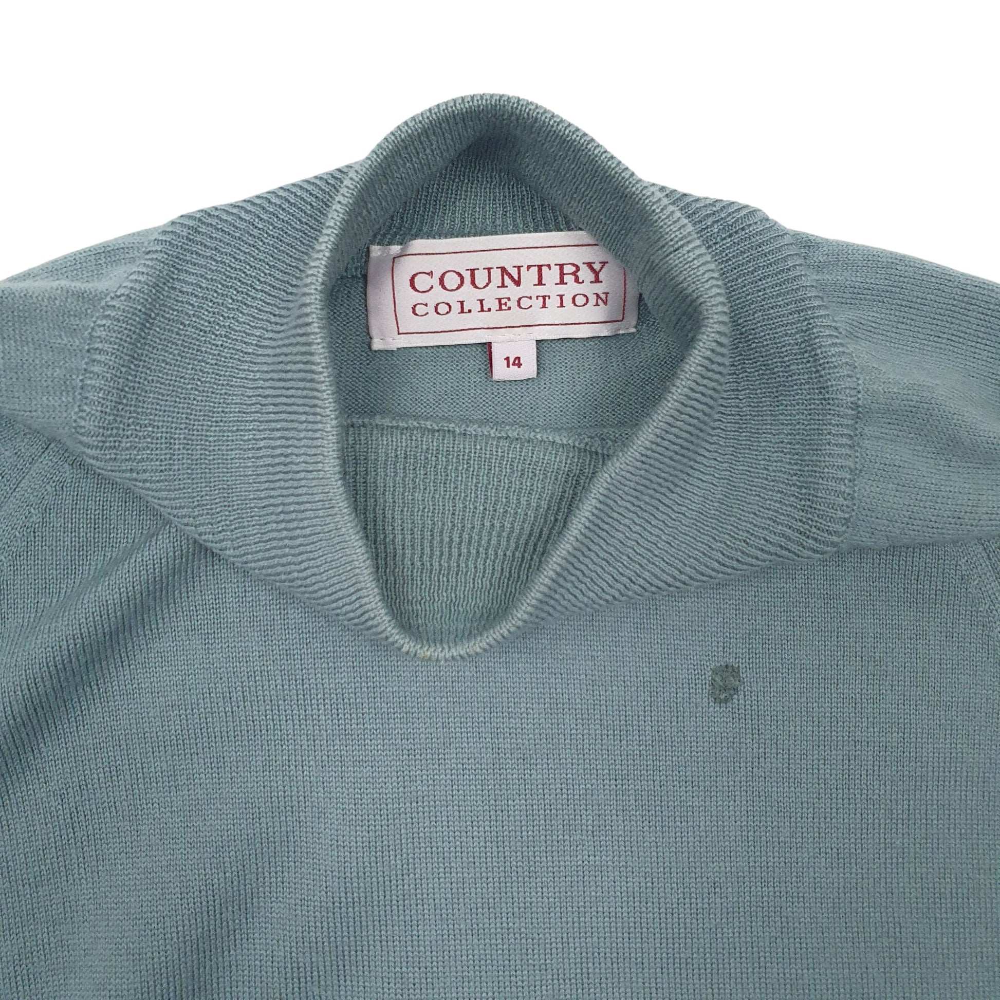 Womens Blue Country Collection  Crewneck Jumper