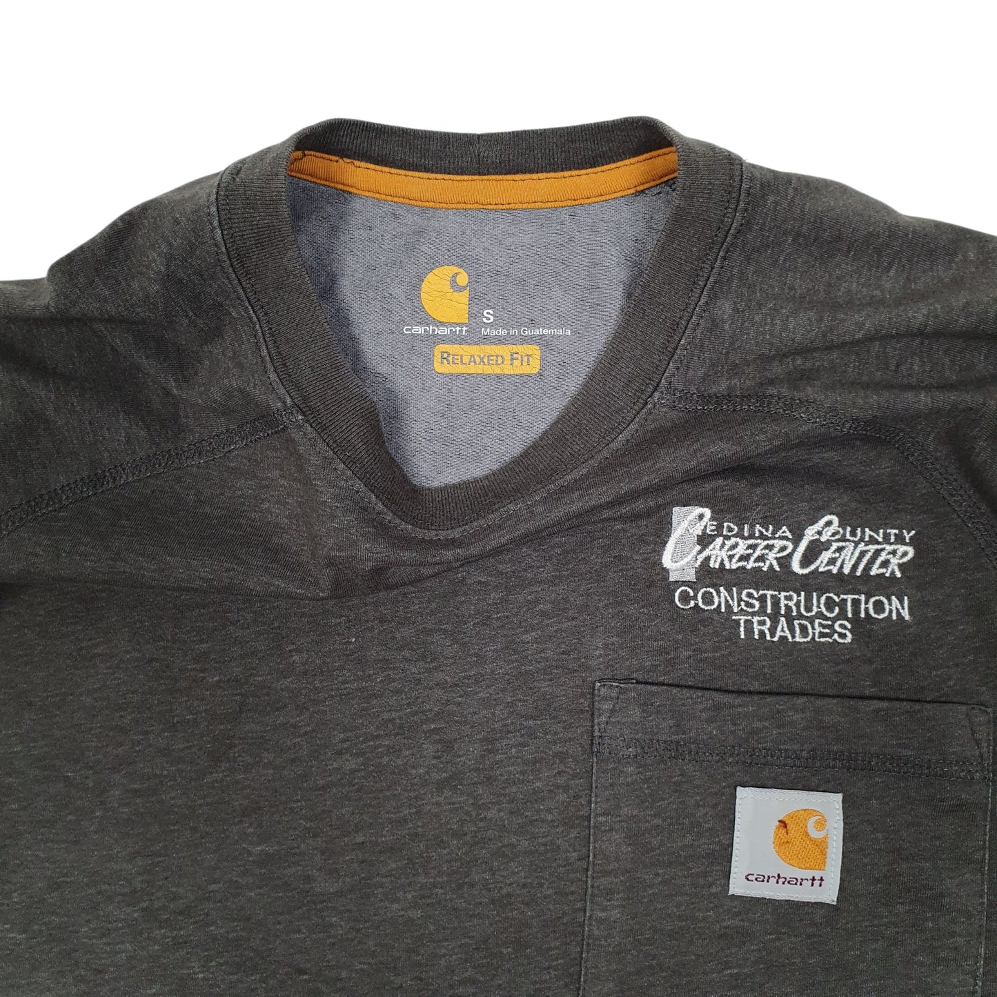 Mens Grey Carhartt   T Shirt