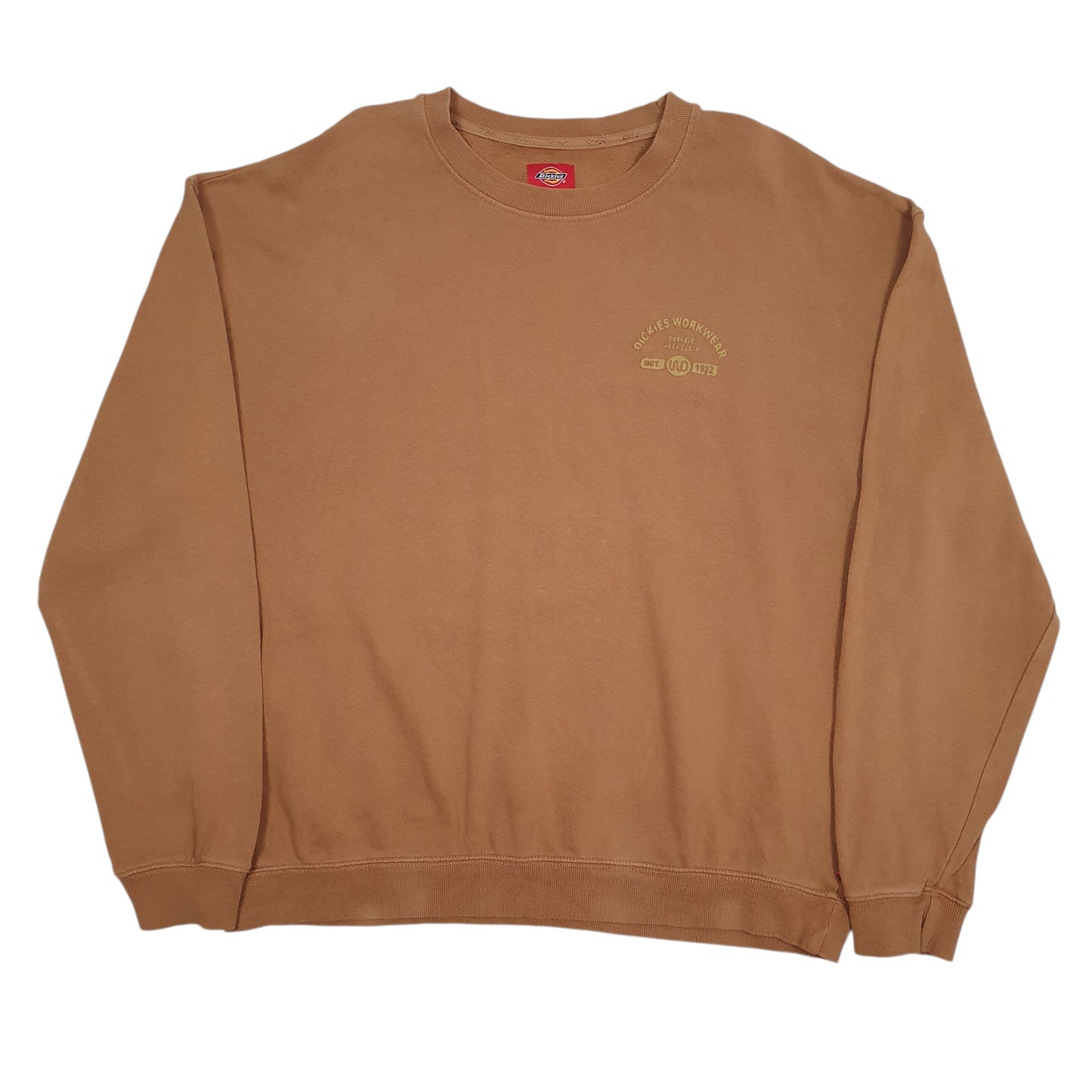 Mens Brown Dickies  Crewneck Jumper