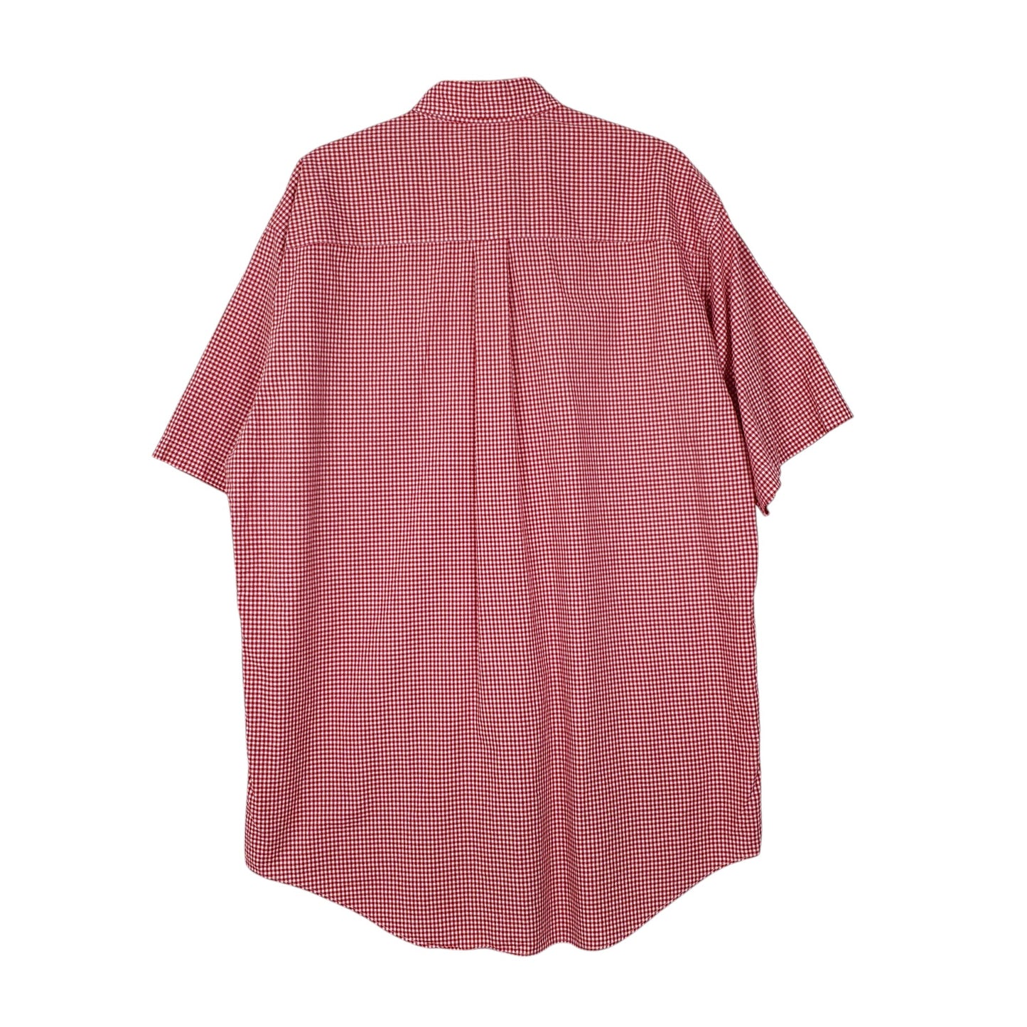 Mens Red L.L.Bean Vintage 90s  Shirt