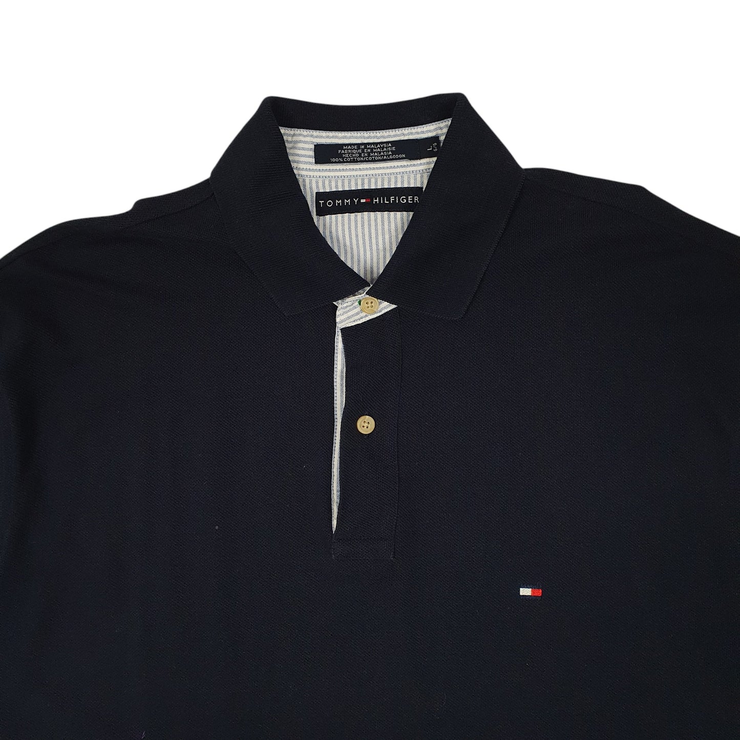 Mens Navy Tommy Hilfiger   Polo Shirt