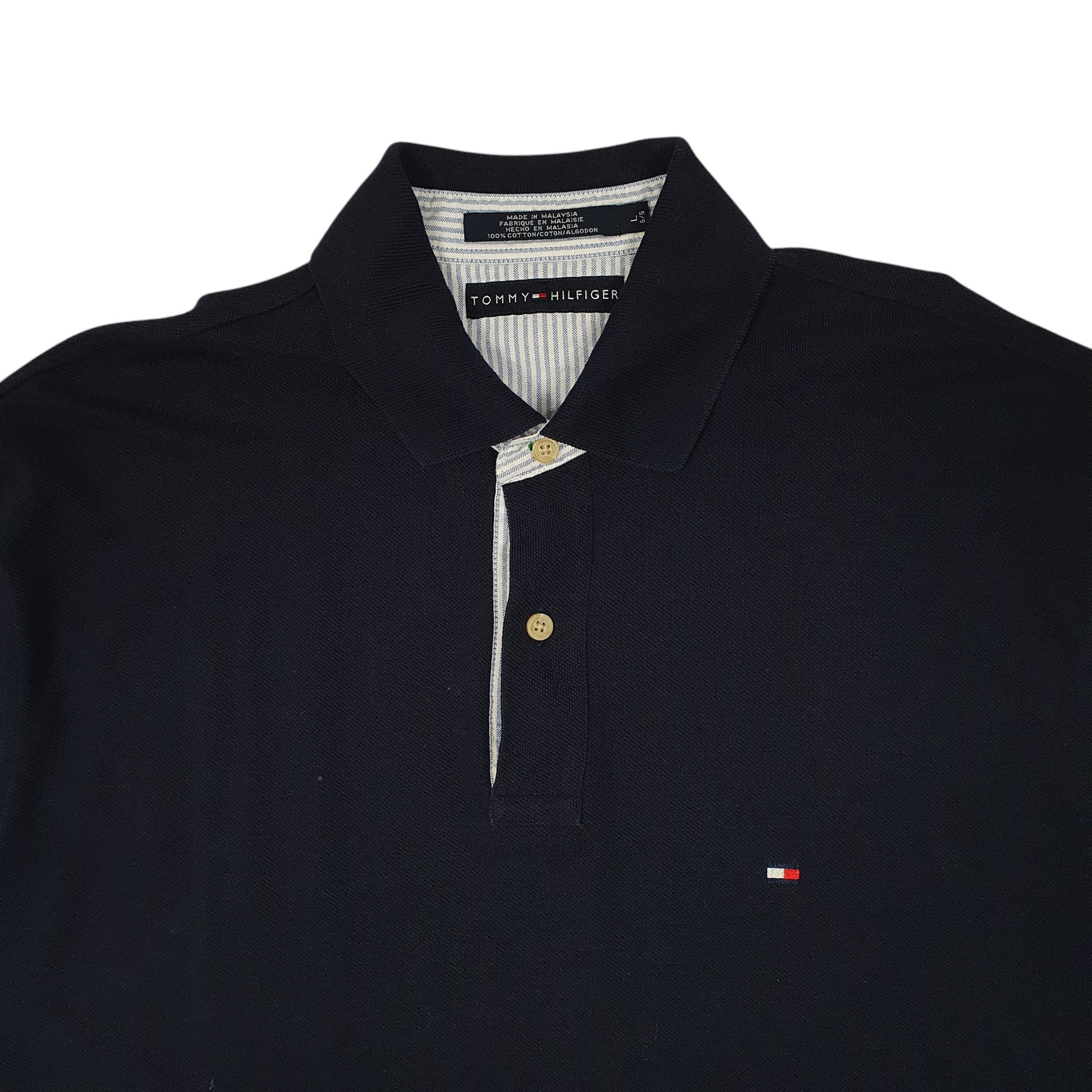 Mens Navy Tommy Hilfiger   Polo Shirt