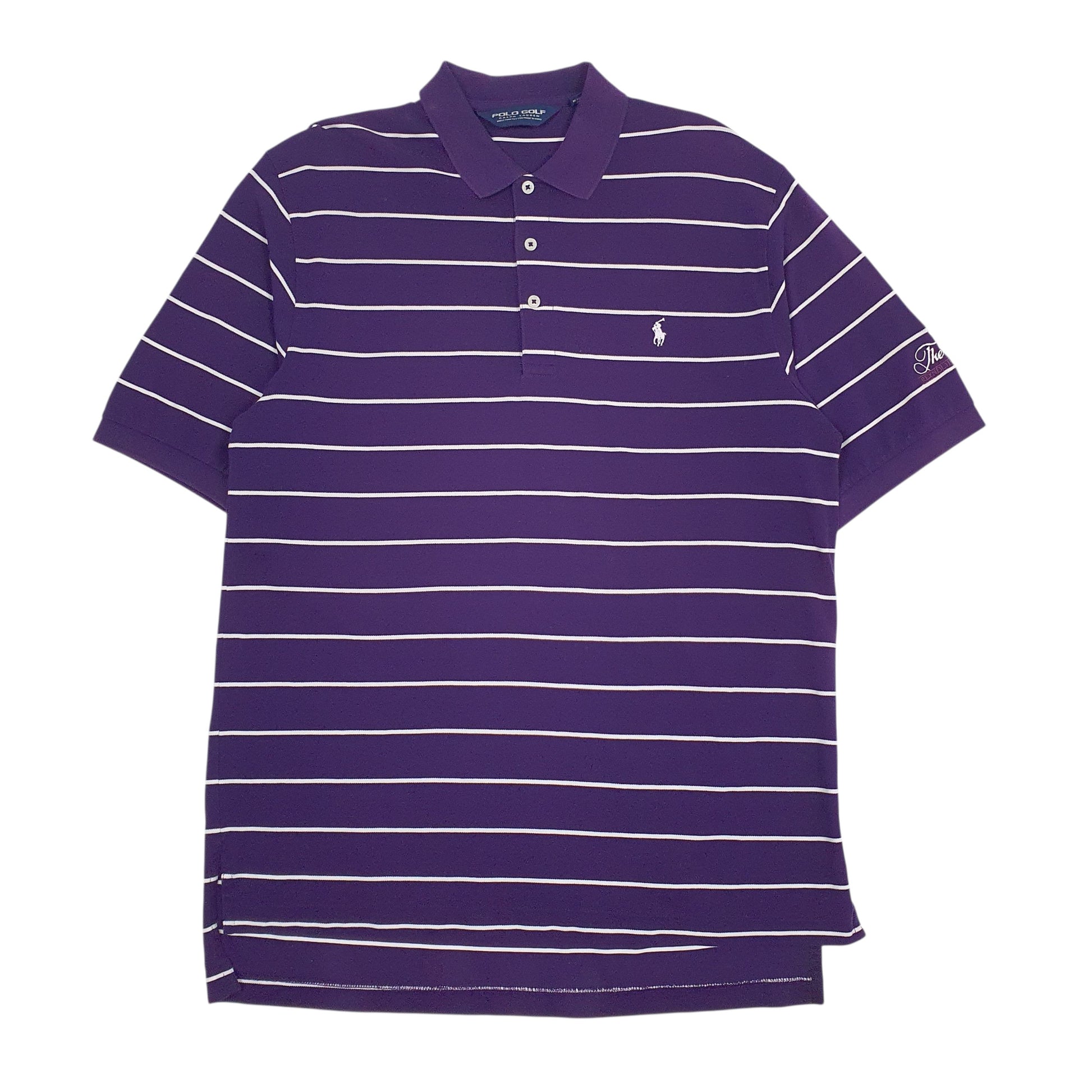 Mens Purple Polo Ralph Lauren Golf Short Sleeve Polo Shirt