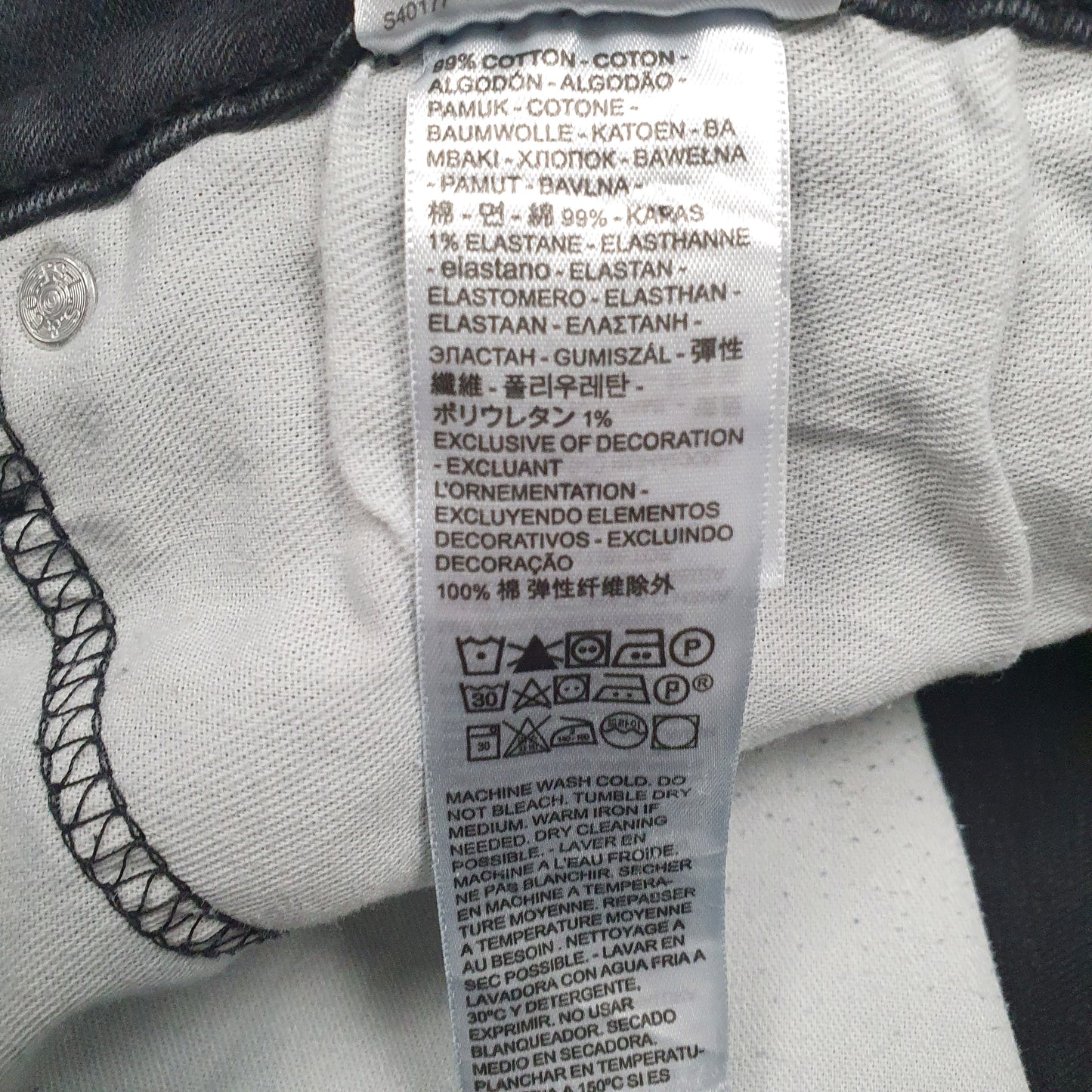 Mens Black Levis   Jeans