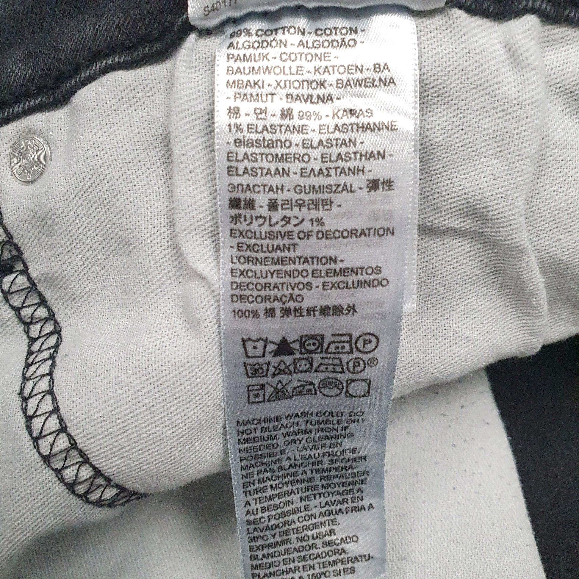 Mens Black Levis   Jeans