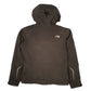 Womens Brown The North Face Apex Recco Avalanche Skiing Hoodie Coat
