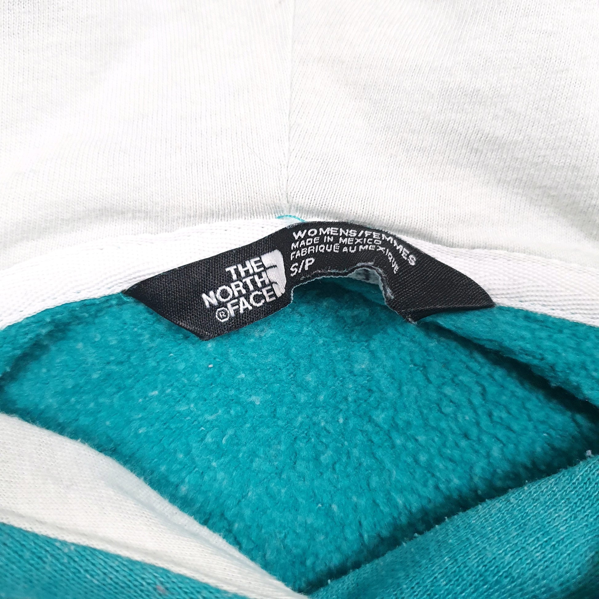 Womens Blue The North Face Spellout Hoodie Jumper