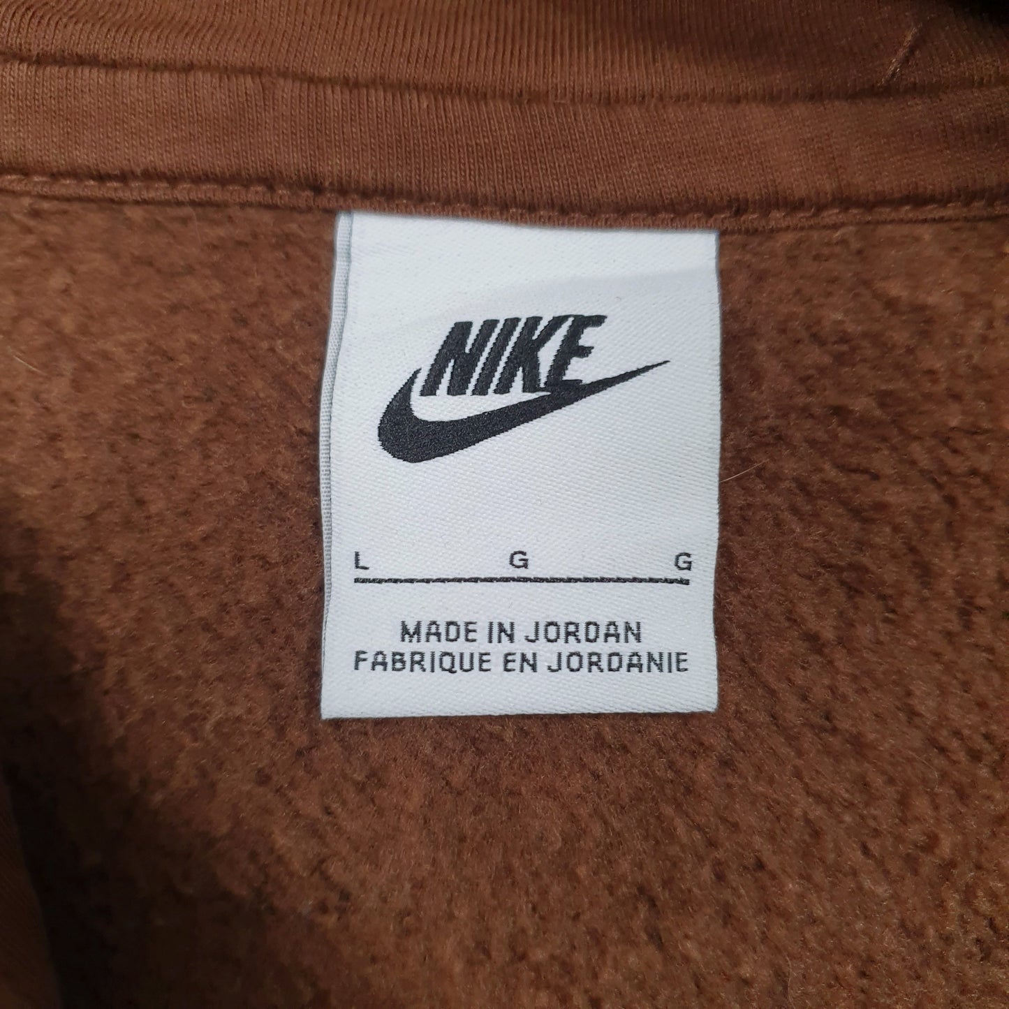 Mens Brown Nike  Hoodie Jumper