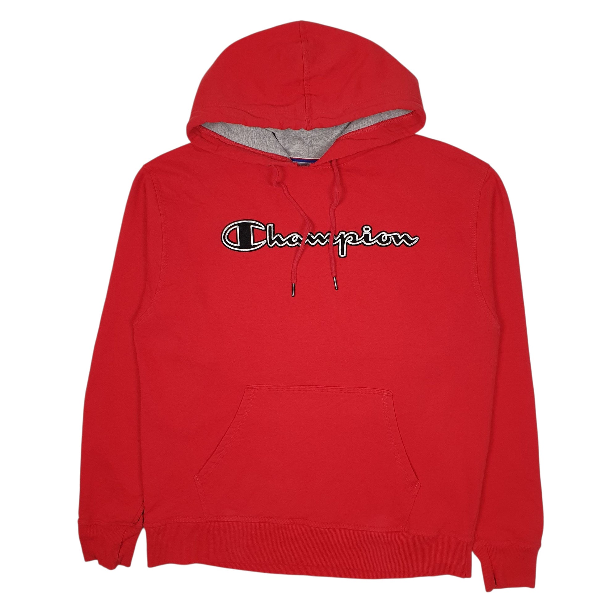Mens Red Champion  Hoodie Jumper