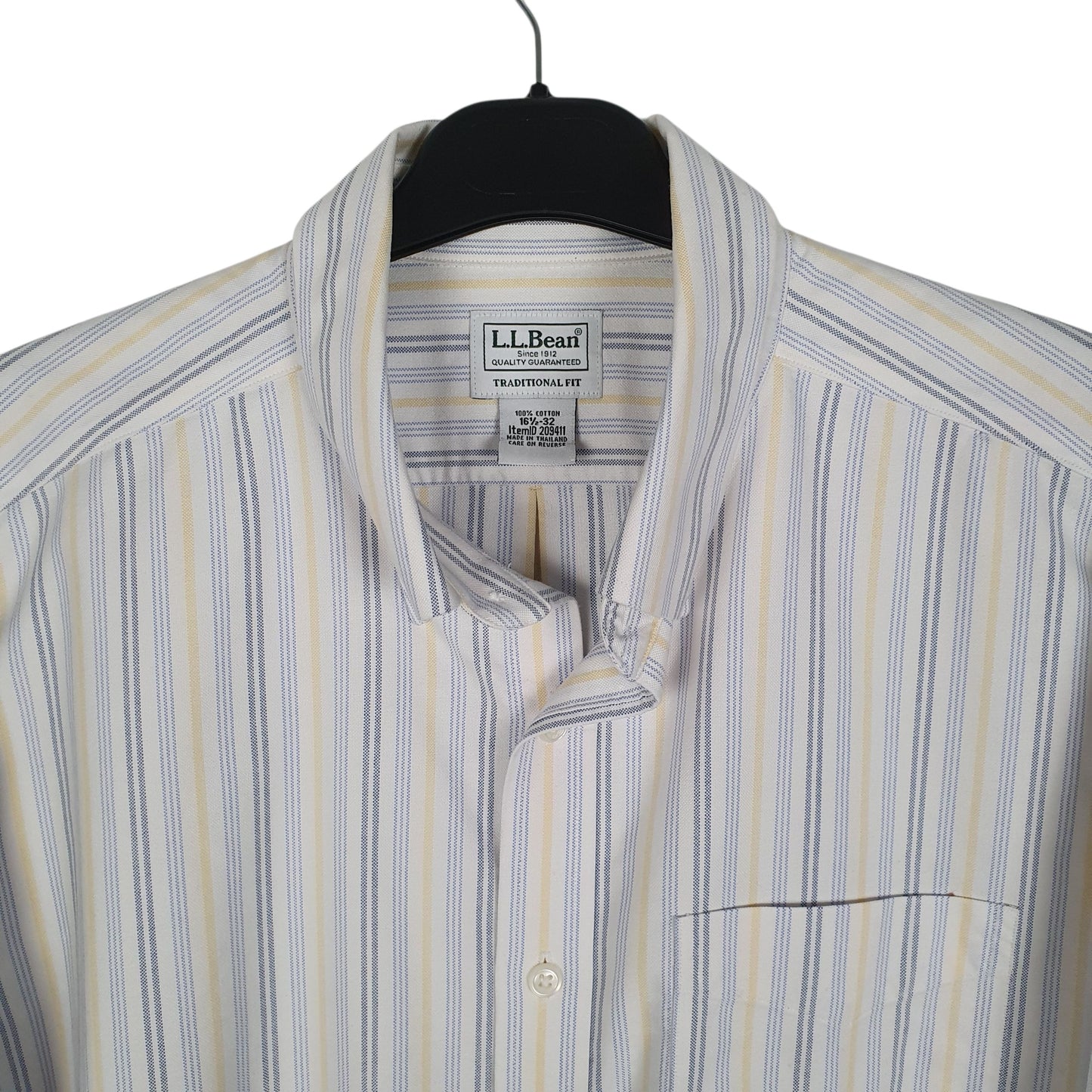 Mens White L.L.Bean   Shirt
