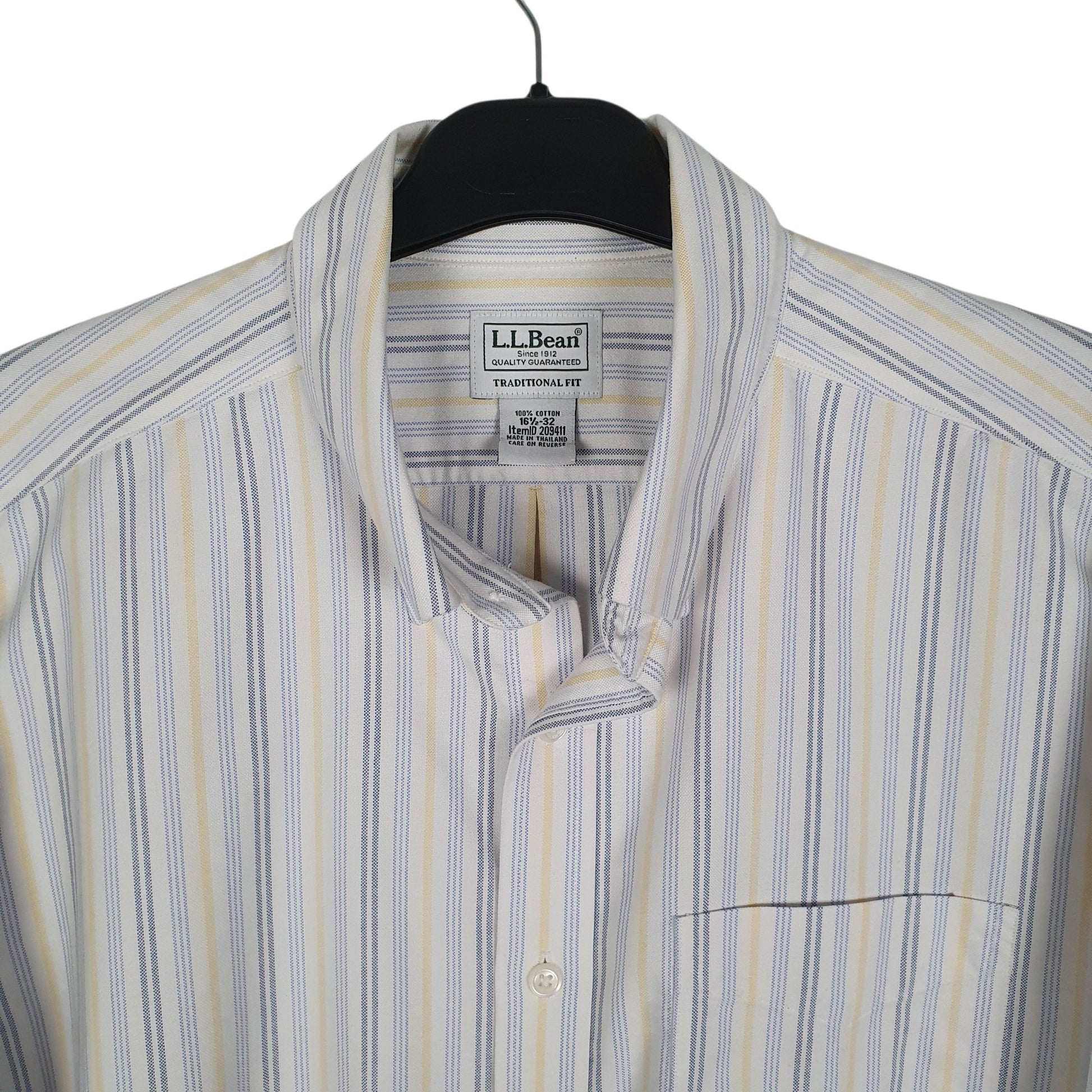 Mens White L.L.Bean   Shirt