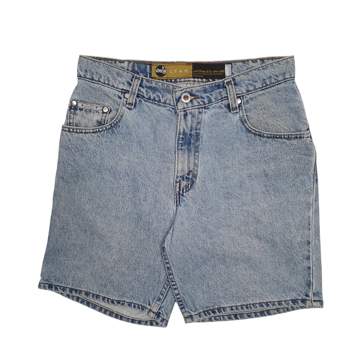 Mens Blue Levis Silver Tab Vintage 90s Made In USA Denim Shorts