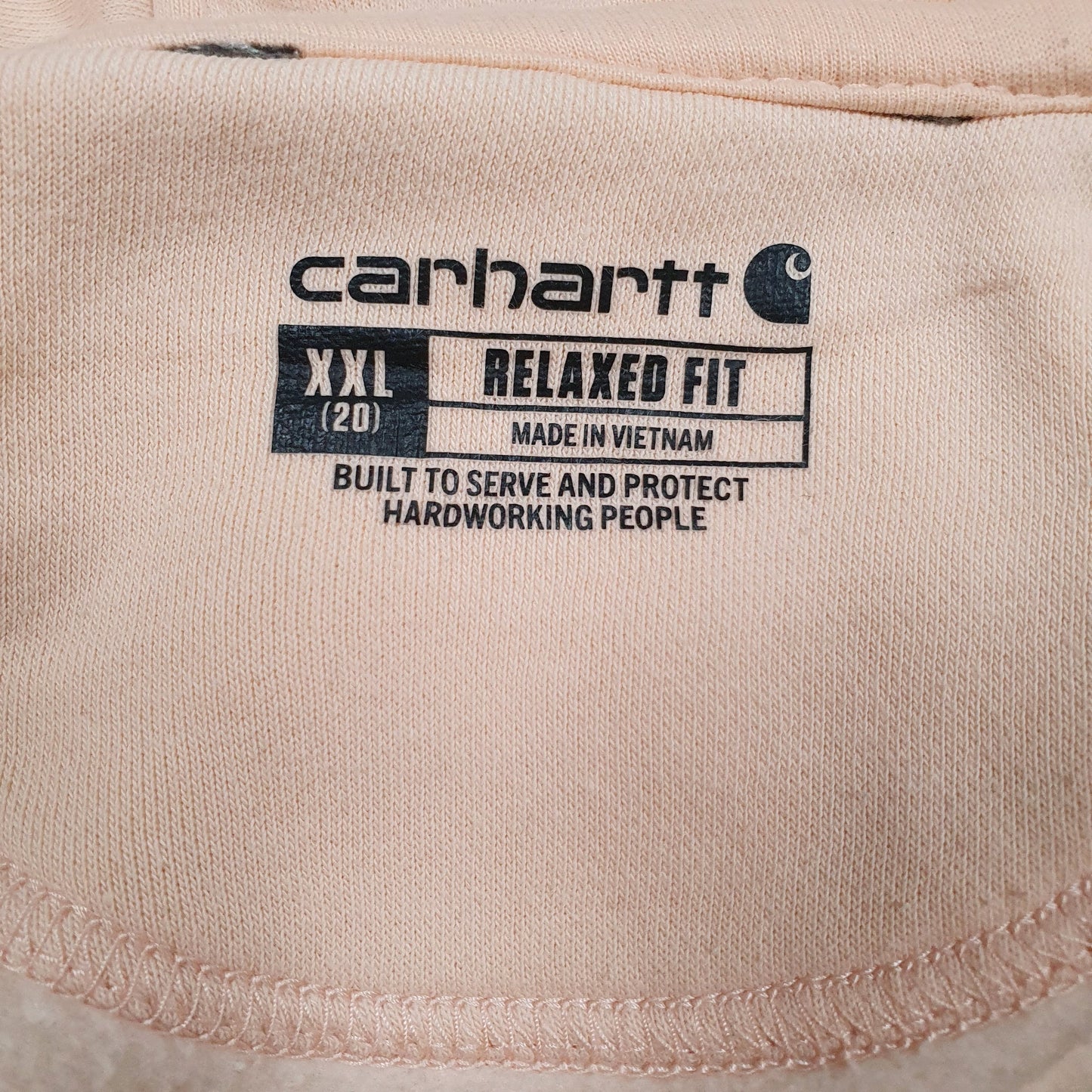 Womens Peach Carhartt  Hoodie Jumper