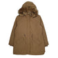 Womens Beige Levis Fur Lined Hooded  Coat