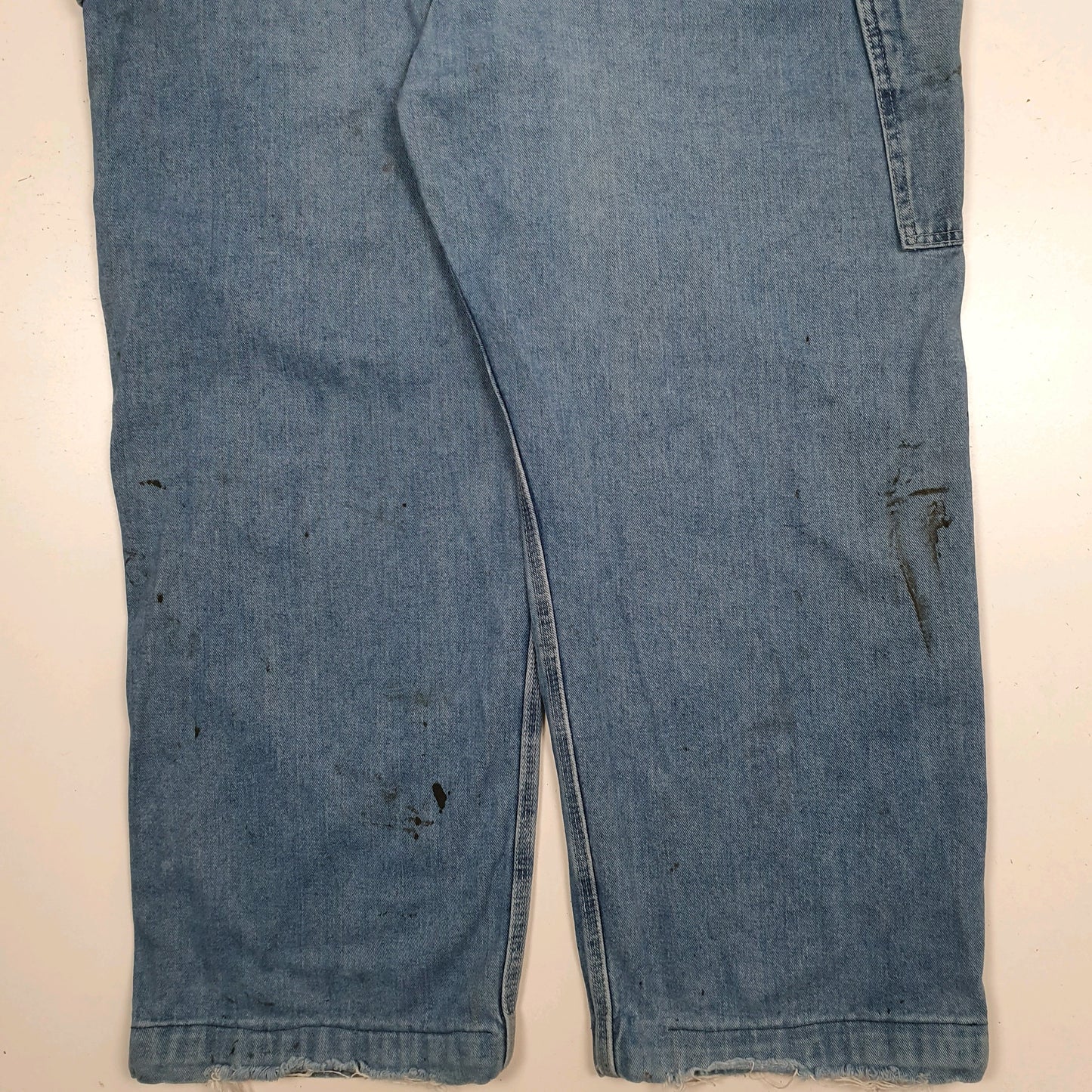Mens Blue Dickies Vintage 00s Full Zip Trousers