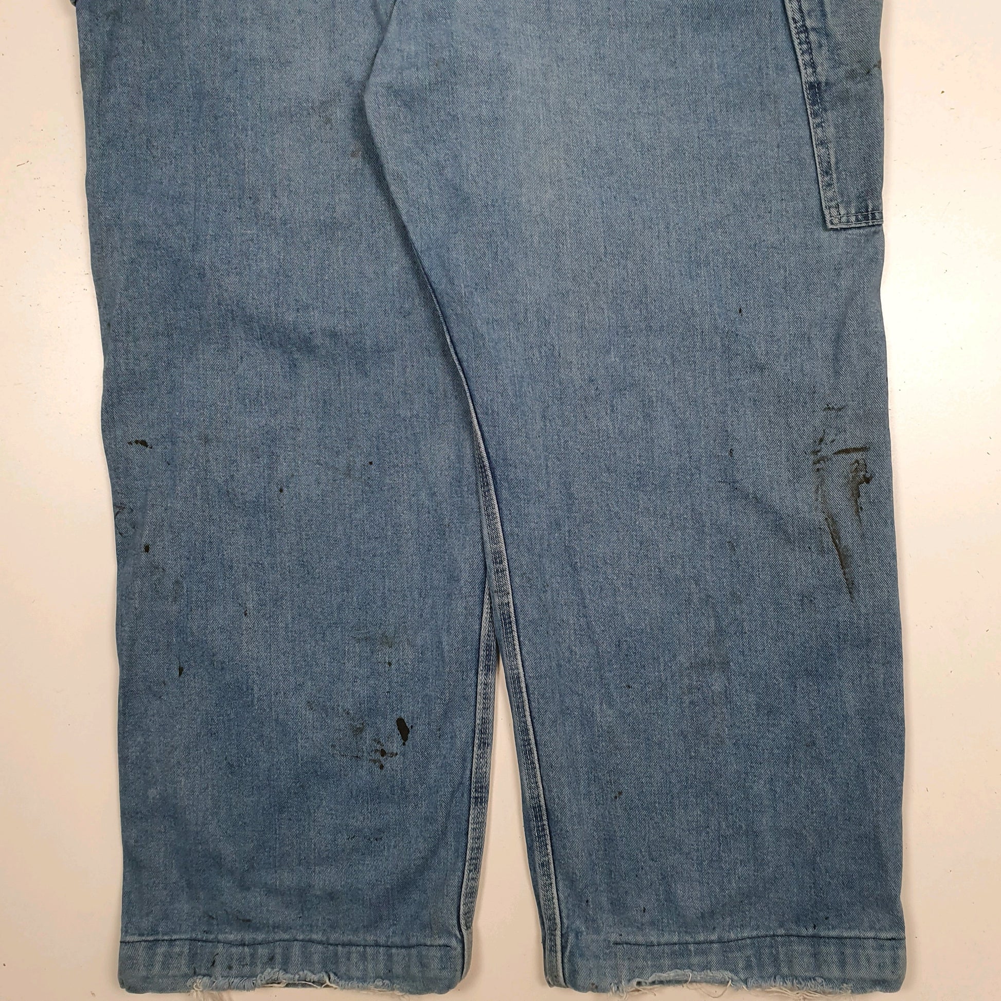 Mens Blue Dickies Vintage 00s Full Zip Trousers