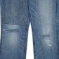 Mens Blue Levis Distressed  Jeans