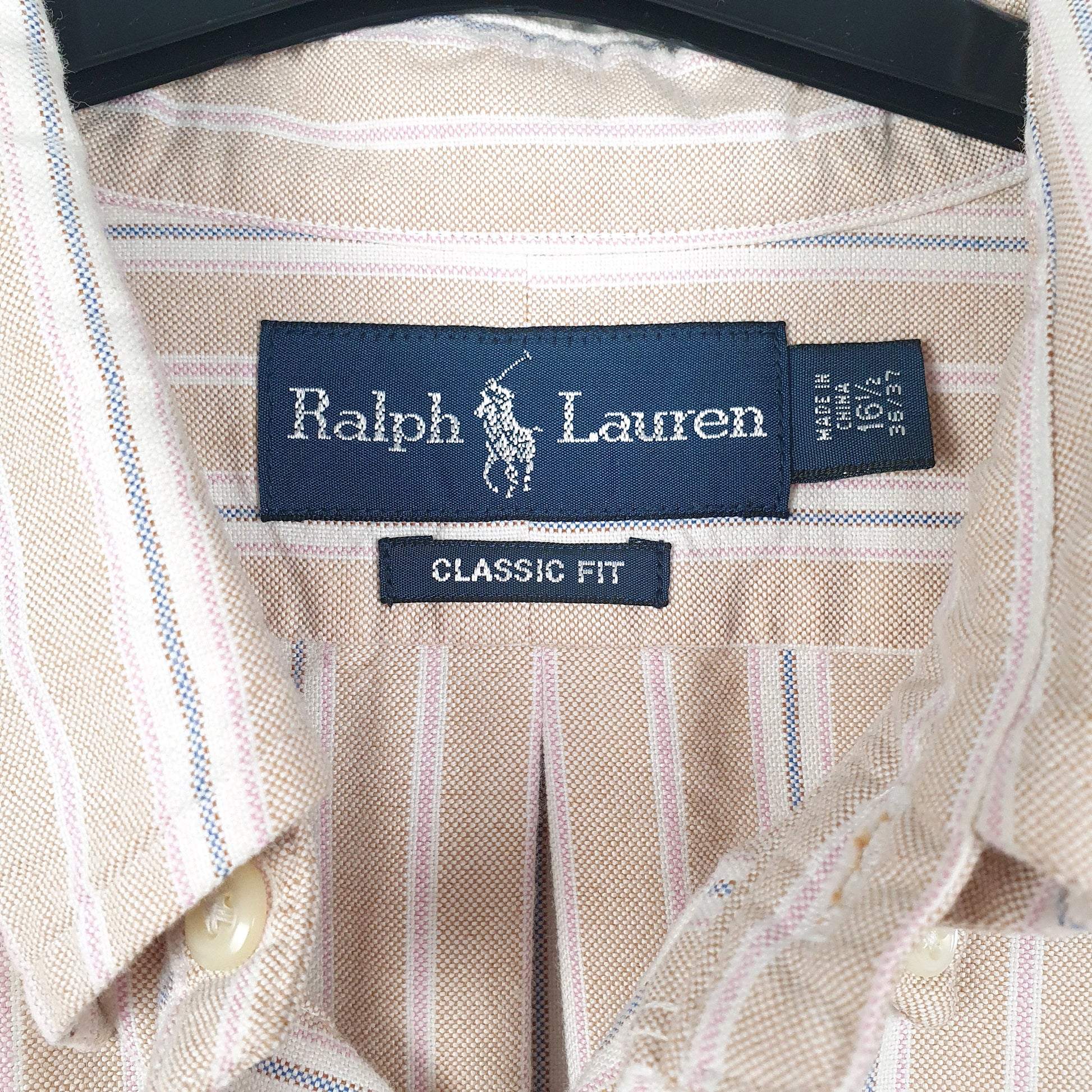 Mens Brown Ralph Lauren   Shirt
