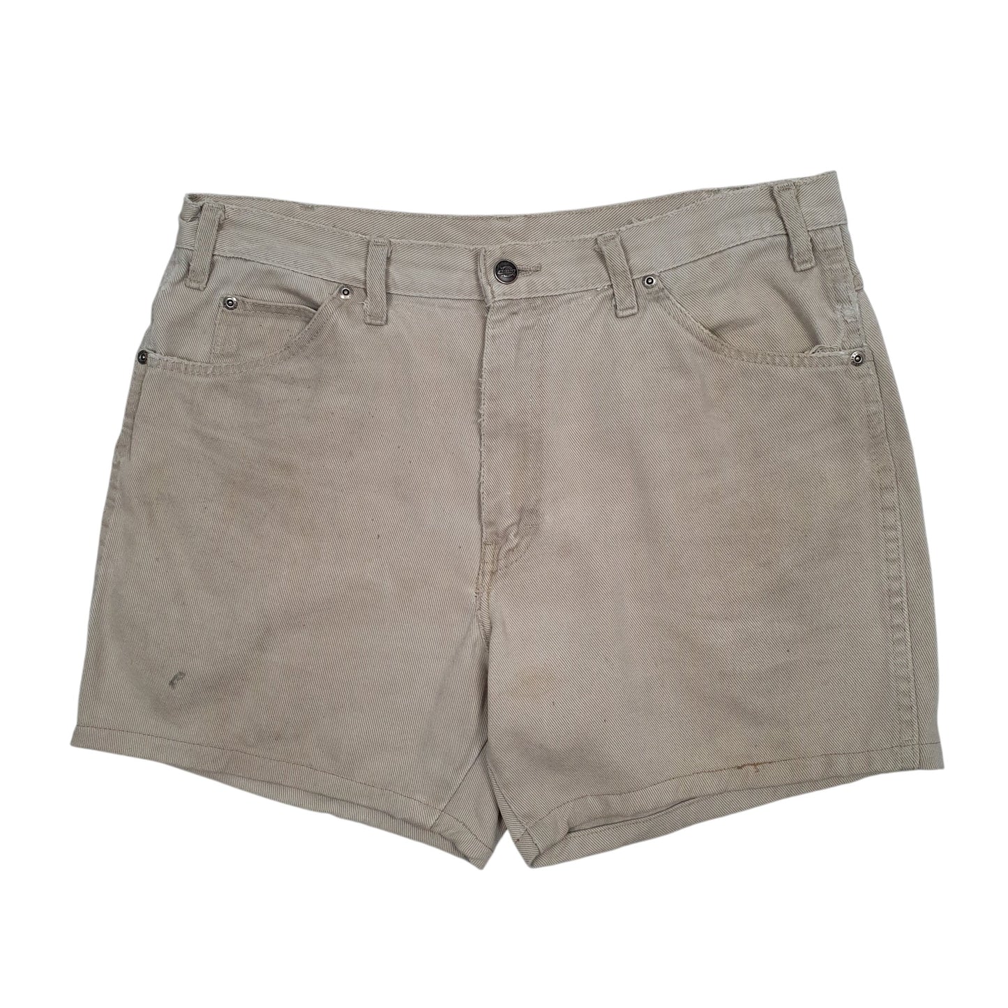 Mens Beige Dickies  Denim Shorts