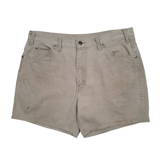 Mens Beige Dickies  Denim Shorts
