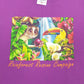 Mens Purple Alore Single Stitch Vintage 90s  T Shirt
