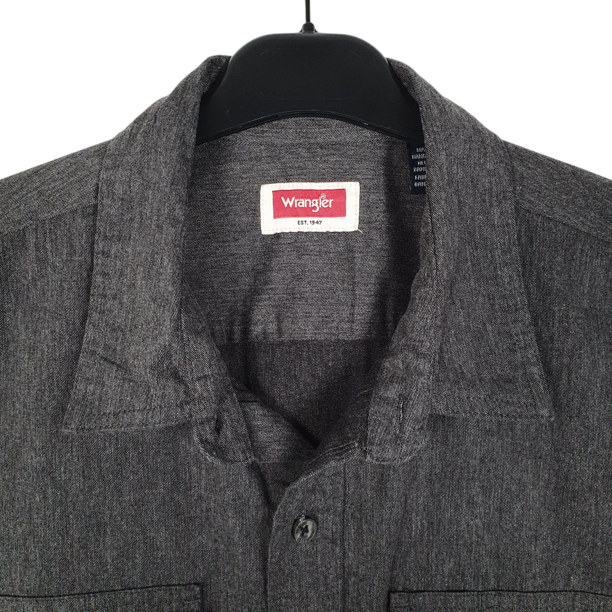 Mens Grey Wrangler   Shirt