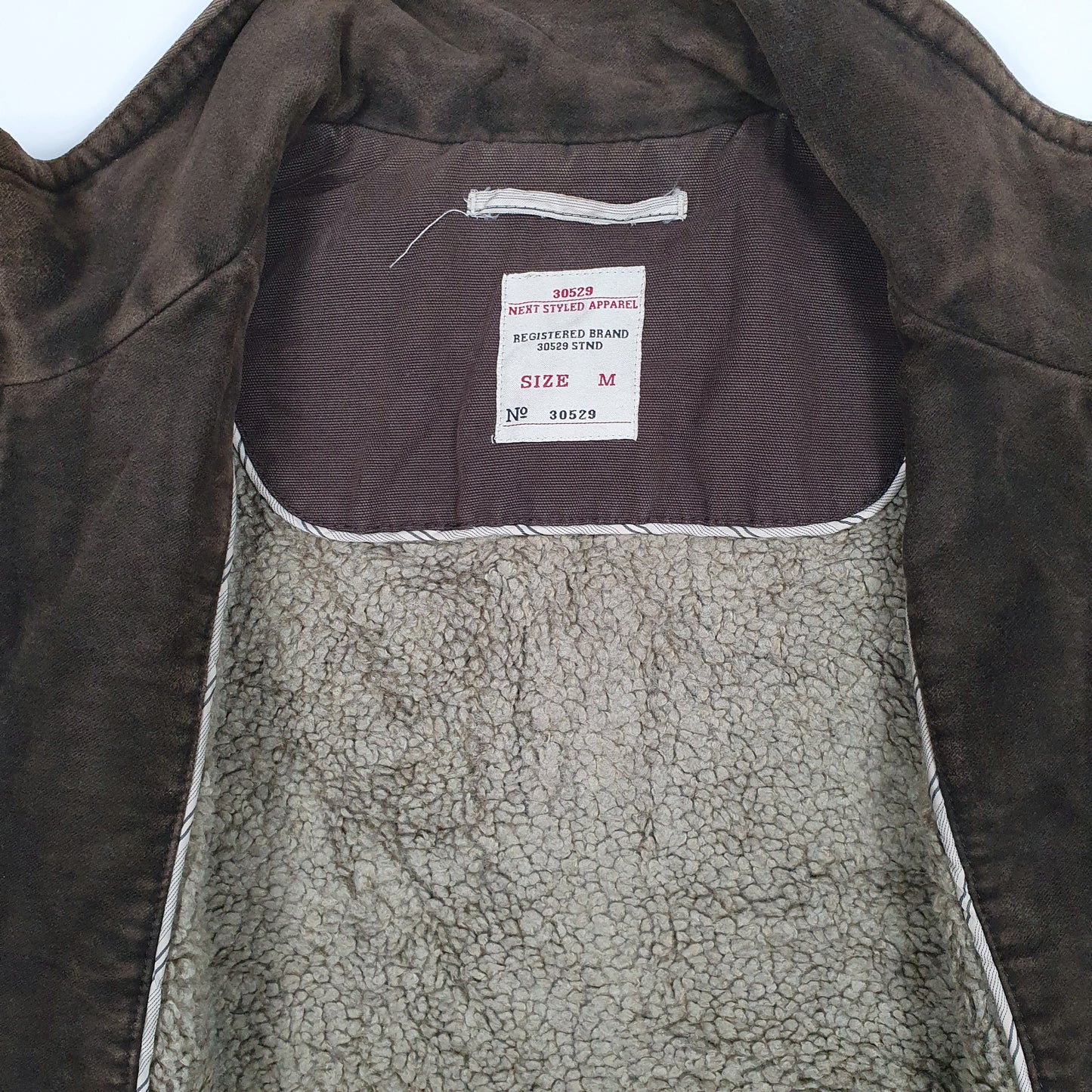 Mens Brown Next Trucker  Coat