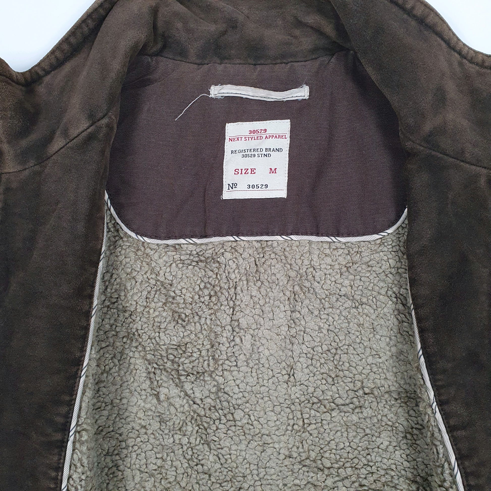 Mens Brown Next Trucker  Coat