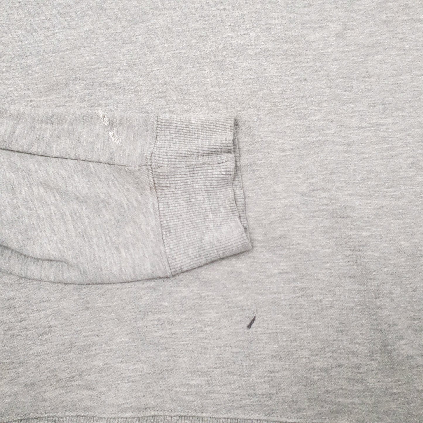 Mens Grey Champion Spellout Crewneck Jumper