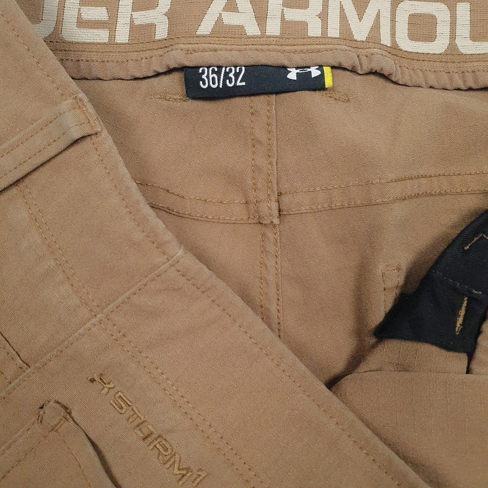 Mens Brown Under Armour Storm  Trousers