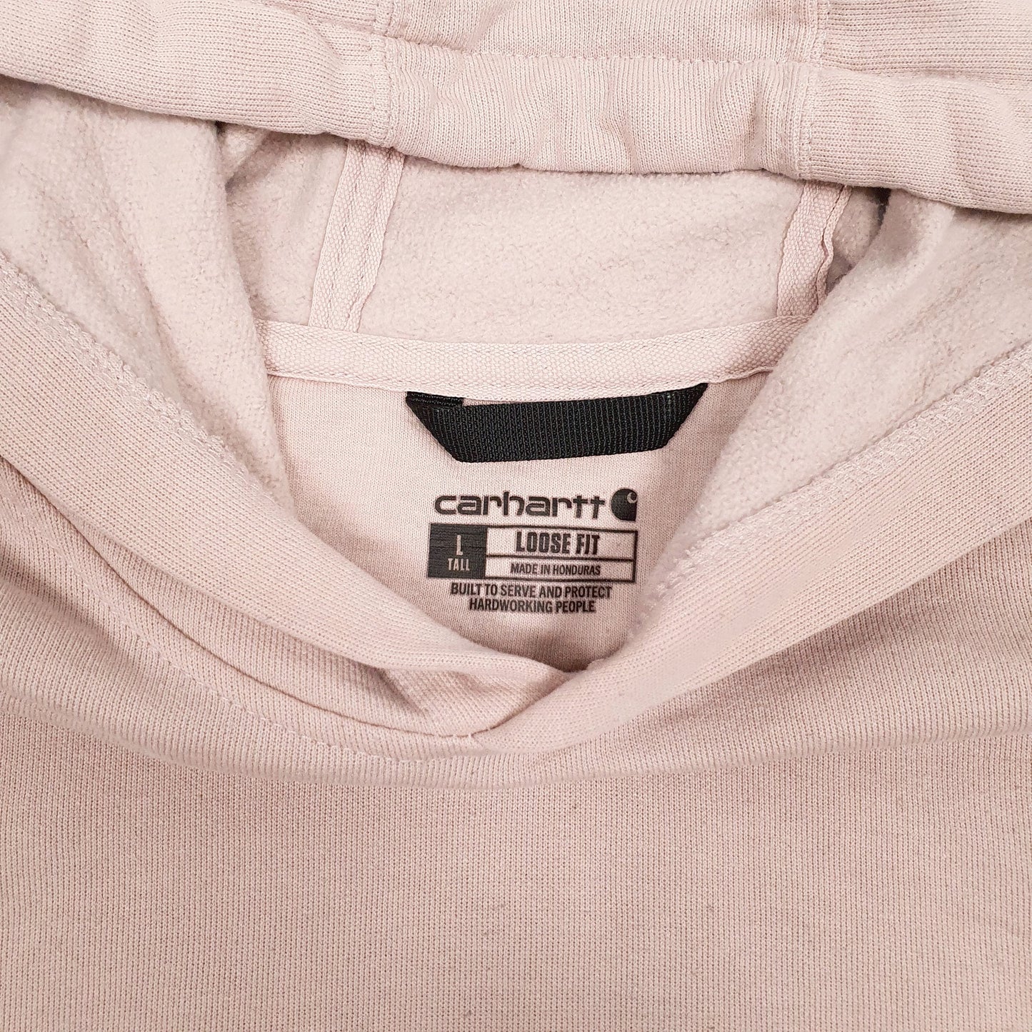 Mens Pink Carhartt Loose Fit Hoodie Jumper