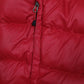 Mens Red The North Face Nuptse  Coat