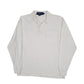 Mens White Polo Ralph Lauren  Long Sleeve Polo Shirt