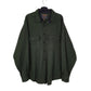 Mens Green Woolrich Thick Long Sleeve Shirt