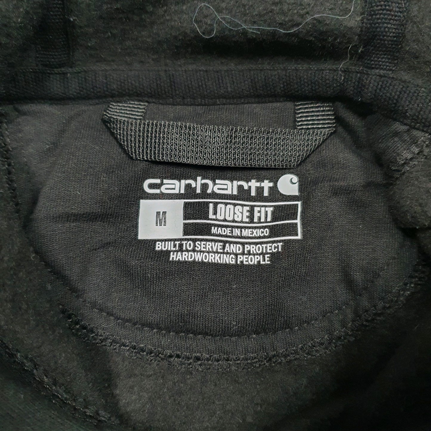 Mens Black Carhartt  Hoodie Jumper