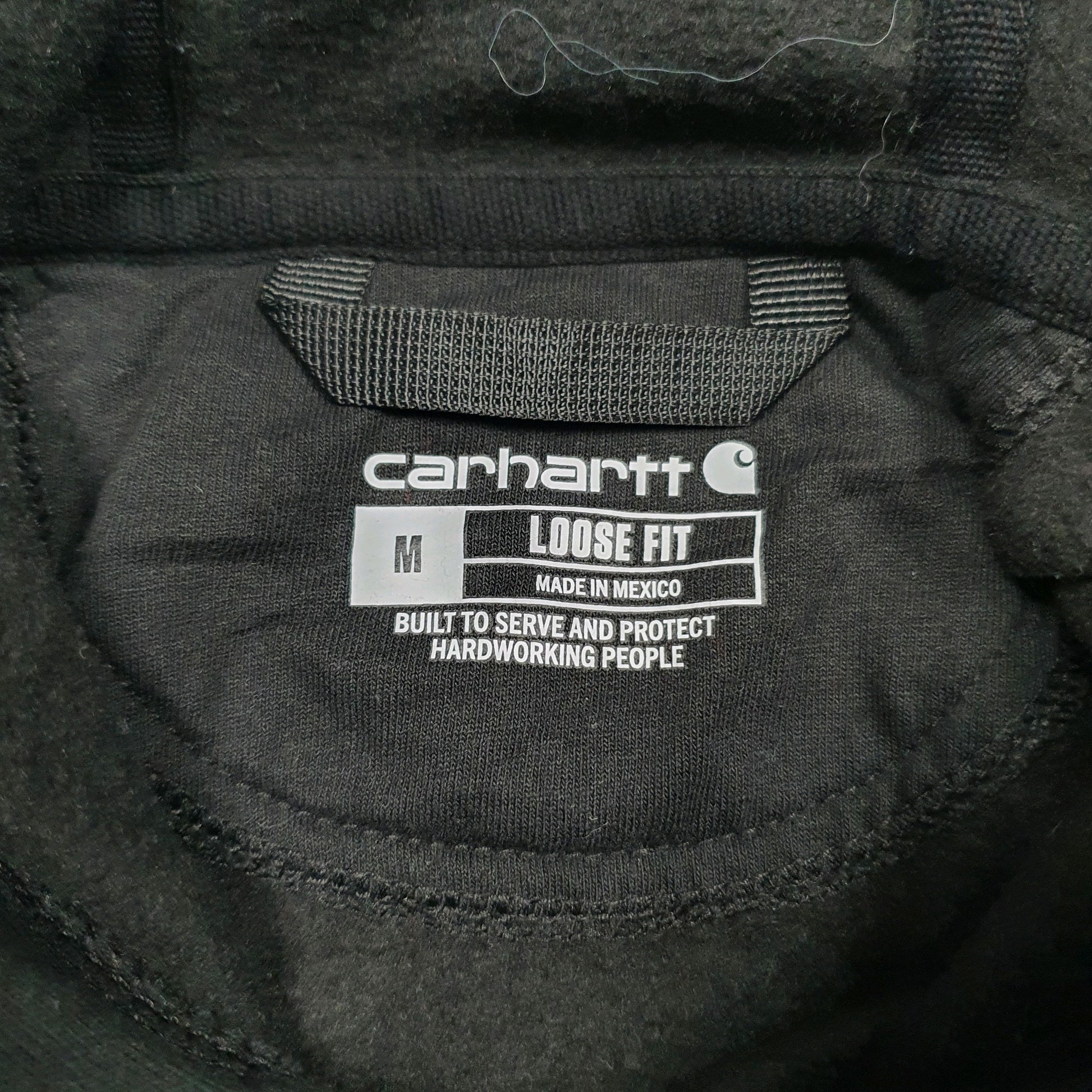 Mens Black Carhartt  Hoodie Jumper