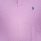 Mens Pink Polo Ralph Lauren Custom Fit  Polo Shirt