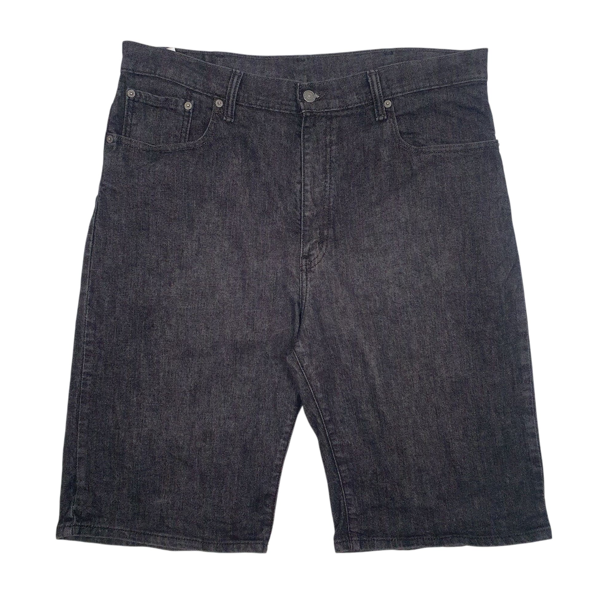 Mens Black Levis 569 Denim Shorts