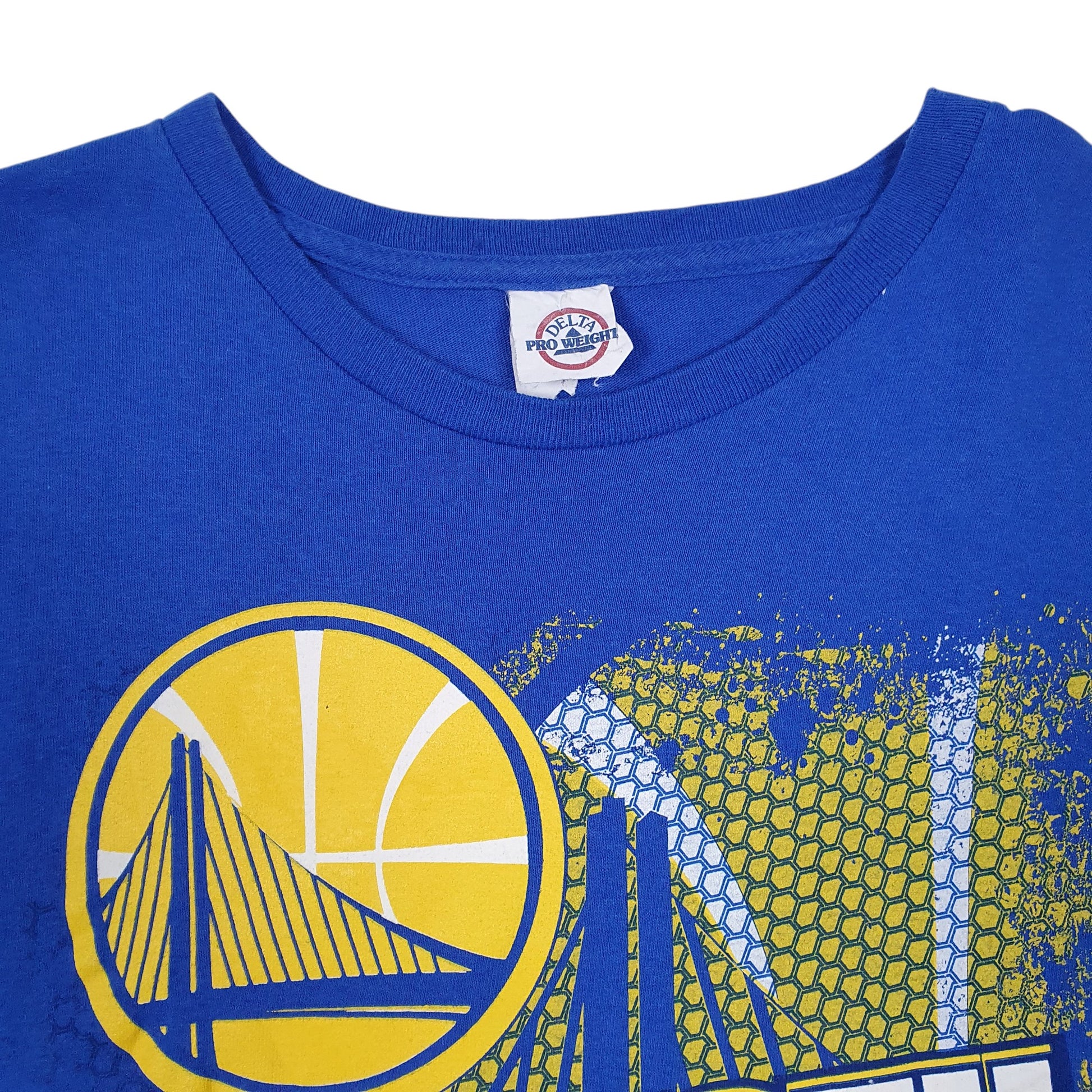 Mens Blue Delta NBA Golden State Warriors  T Shirt