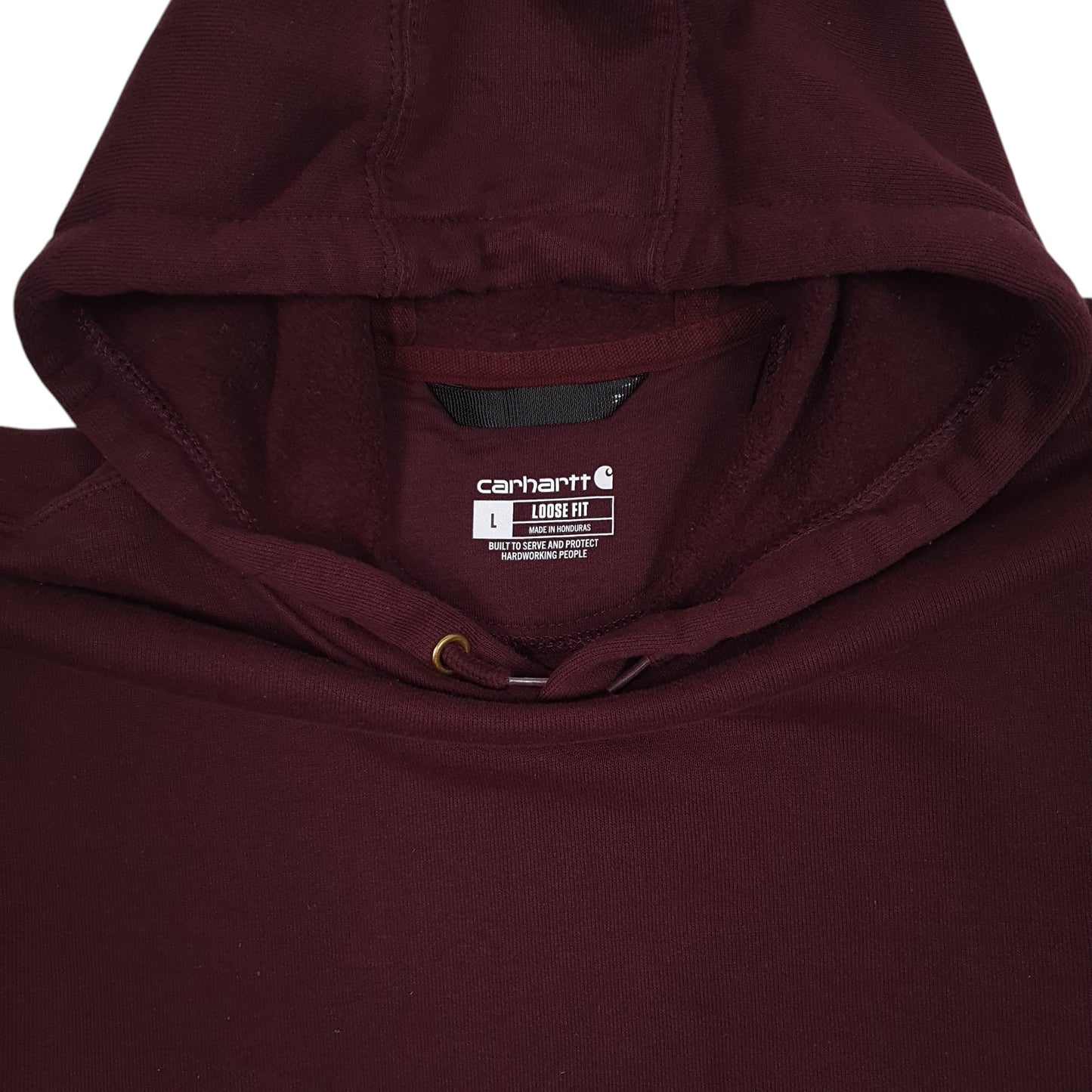 Mens Burgundy Carhartt  Hoodie Jumper