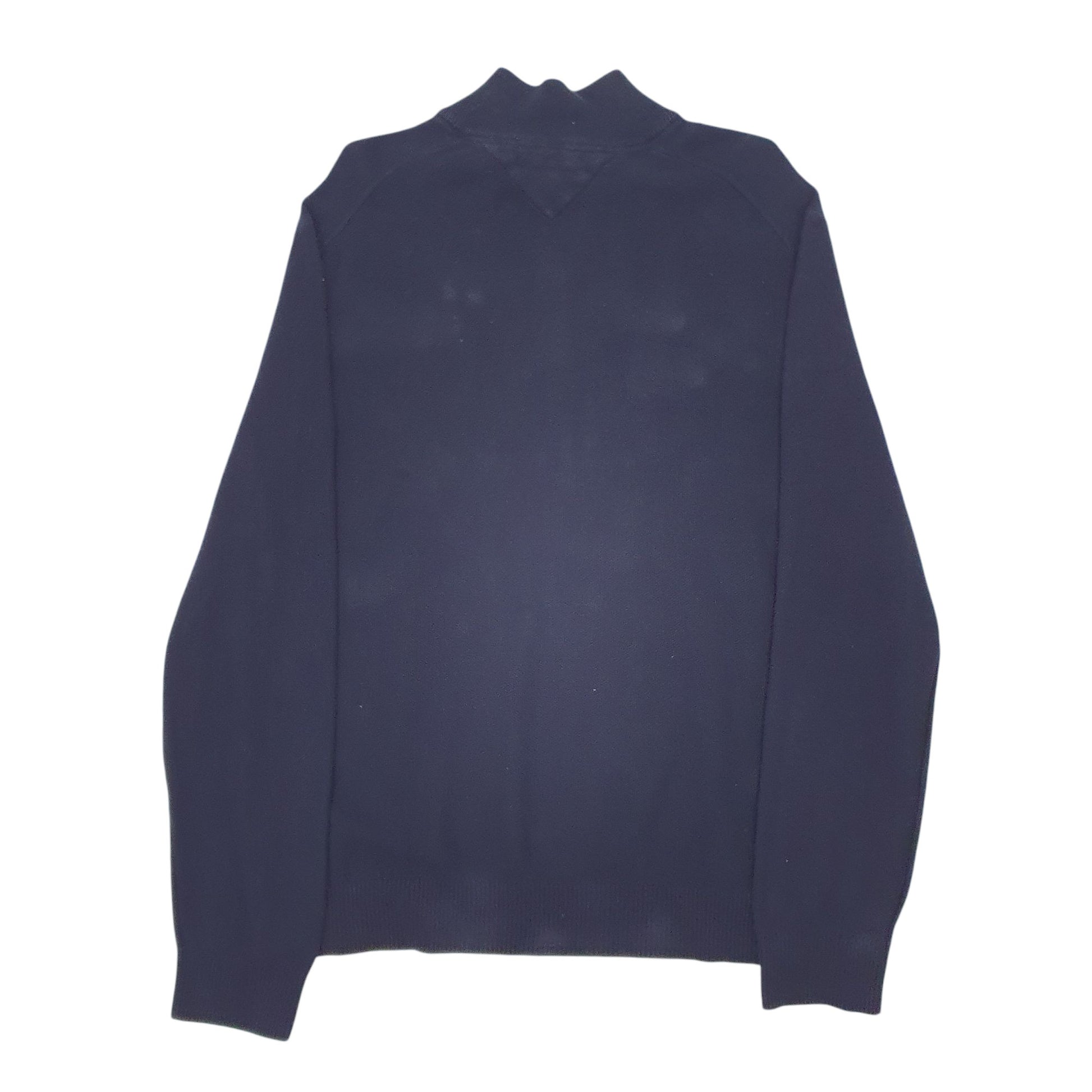 Mens Navy Tommy Hilfiger  Quarter Zip Jumper