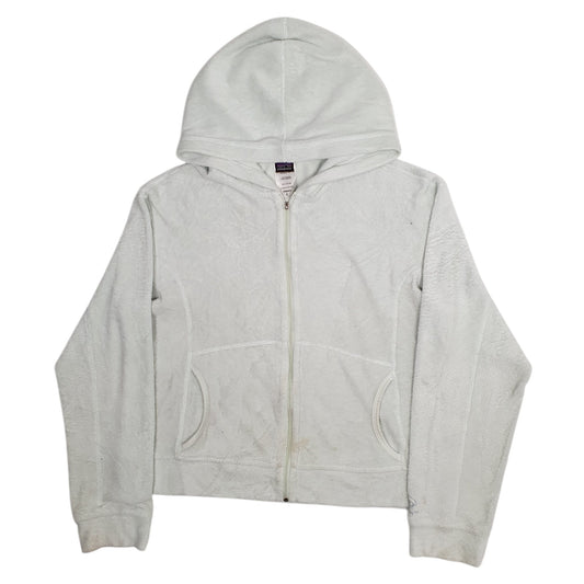 Womens Blue Patagonia Synchilla Plush Hoodie Full Zip Jumper