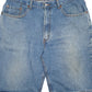 Mens Blue Levis 569 Loose Fit Hoodie Shorts