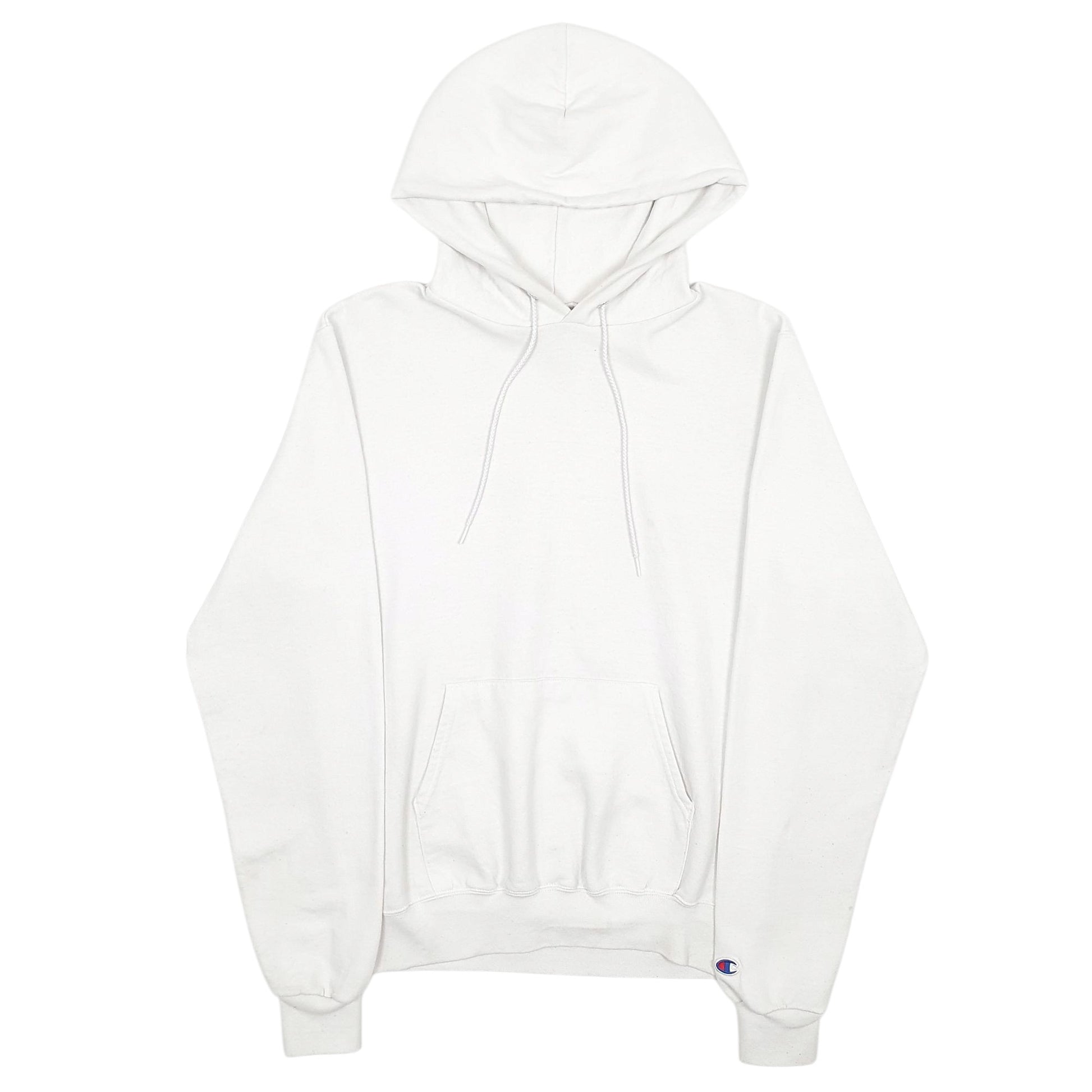Mens White Champion  Hoodie Jumper