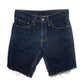 Womens Blue Levis 541 Denim Shorts
