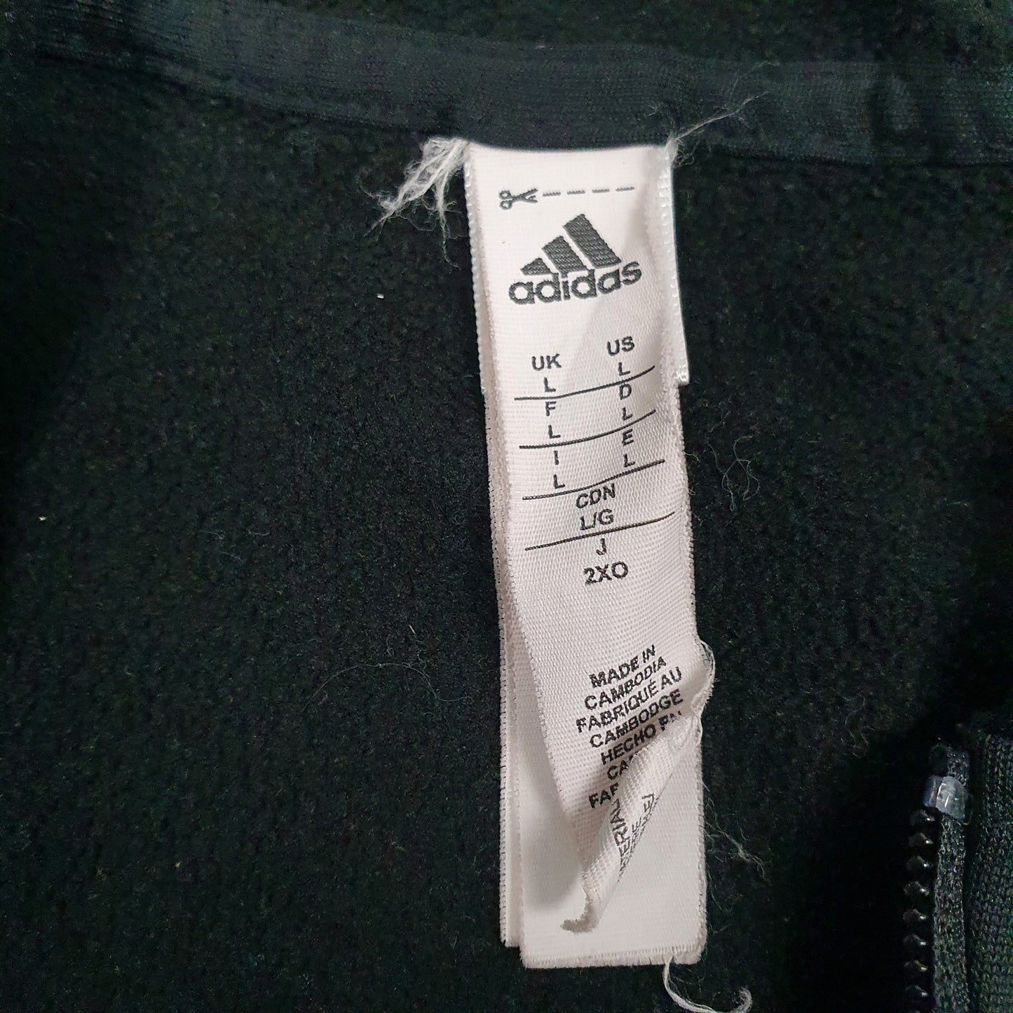 Mens Black Adidas Climawarm Full Zip Jumper